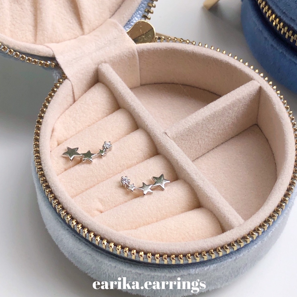 earika.earrings - ต่างหูเงินแท้ S92.5 (เจาะ) เหมาะสำหรับคนแพ้ง่าย - คอลเลคชั่นต้นเดือนธันวาคม 2021 (2)