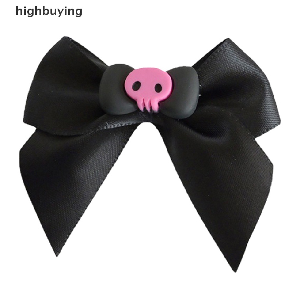 [highbuying] ใหม่ กิ๊บติดผม รูปกะโหลกน่ารัก สีชมพู สไตล์โกธิค แฟชั่นสําหรับผู้หญิง Y2K