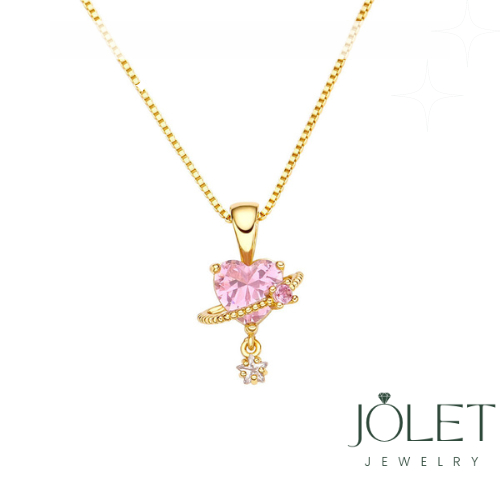 jolet สร้อยคอ เงินแท้ สร้อยคอแฟชั่น necklace ไม่ลอกไม่ดำใส่ไปเที่ยวใส่อาบน้ำได้