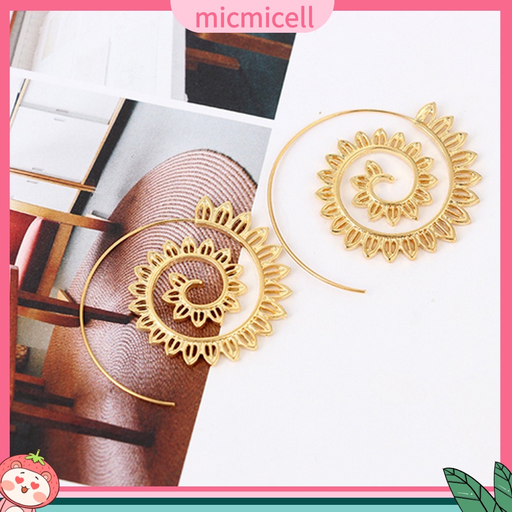 (micmicell) ต่างหูทรงหยดน้ำเครื่องประดับแฟชั่นสำหรับสตรี