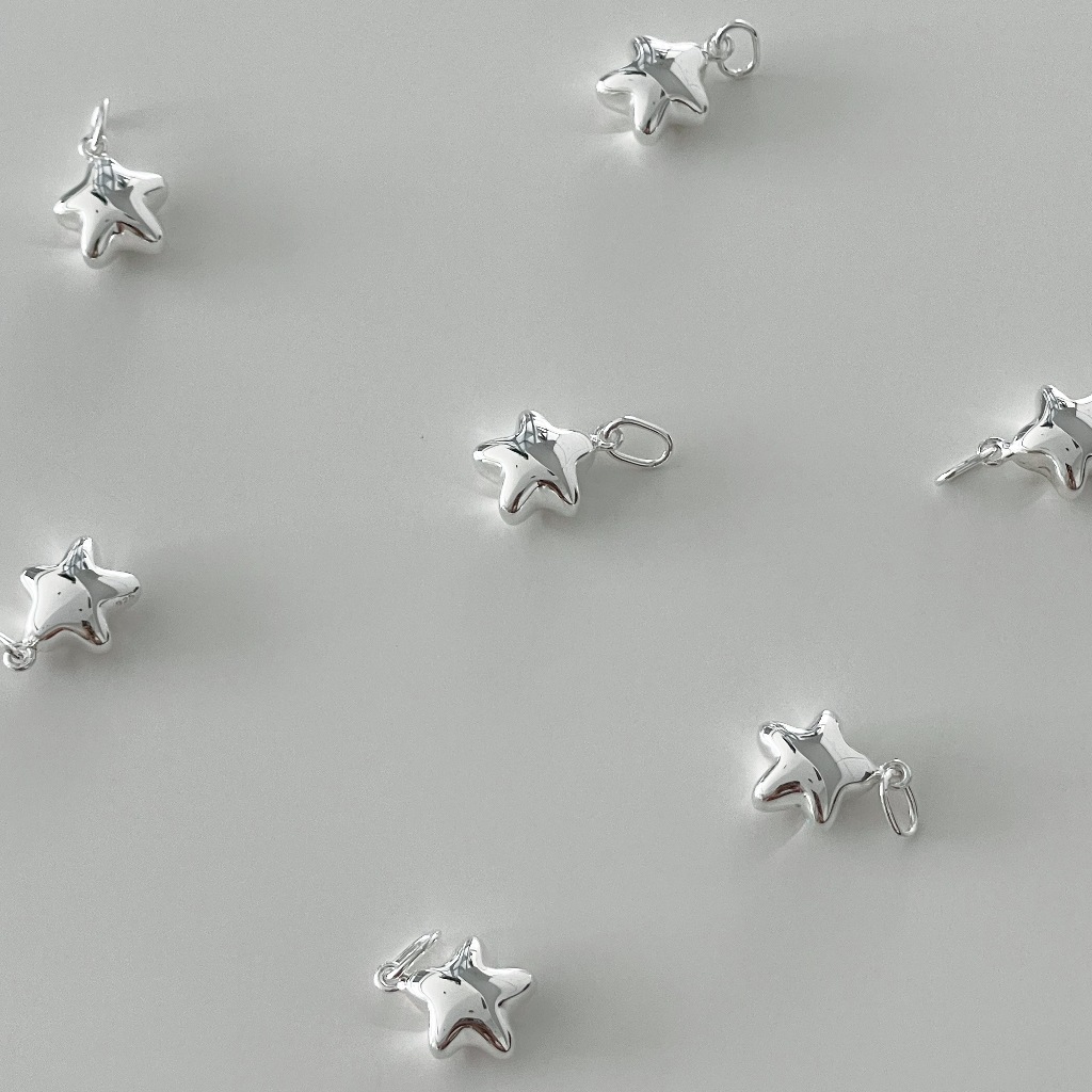 (pendant,เฉพาะจี้) : BUBBLE STAR PENDANT SILVER925 / จี้ดาวเงินแท้ จี้เงินแท้ | YOUR WISHLIST