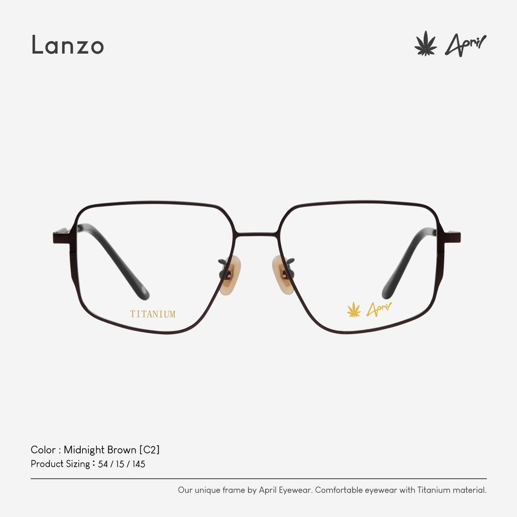 กรอบแว่นสายตา April รุ่น Lanzo งานแว่นทำมือ Handcrafted Eyewear จากประเทศเกาหลี ของแท้
