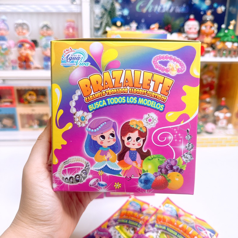 กำไลเเฟชั่น+ผงเป๊าะเเป๊ะ 1 กล่อง 30 ชิ้น
