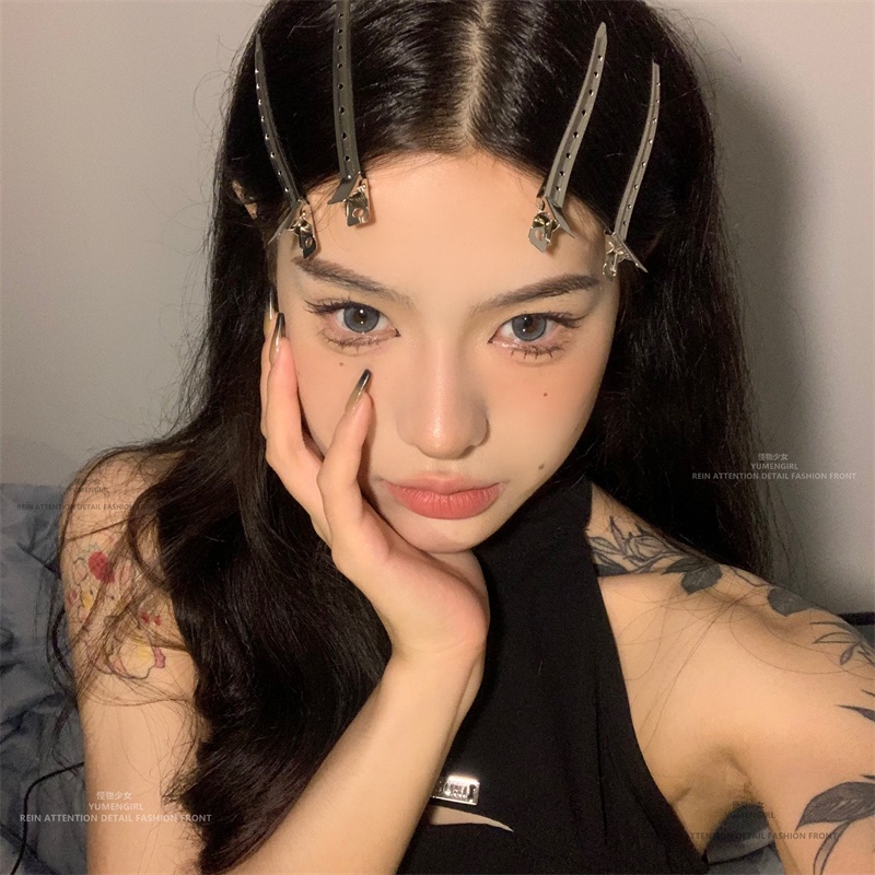 กิ๊บติดผม ด้านข้างยาว สุดเท่ เครื่องประดับ สําหรับเด็กผู้หญิง