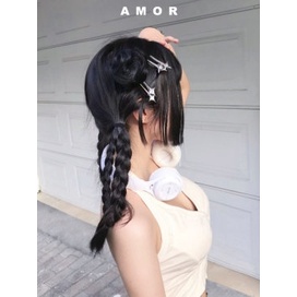 กิ๊บติดผม ประดับเพทาย ดาว อเนกประสงค์ สไตล์ใหม่ สําหรับผู้หญิง