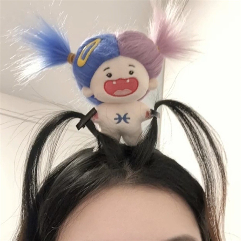 กิ๊บติดผม รูปตุ๊กตาหนู ผ้าฝ้าย แบบสร้างสรรค์ เครื่องประดับ สําหรับเด็กผู้หญิง