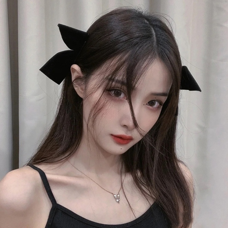 กิ๊บติดผม รูปโบว์น่ารัก ประดับโบว์น่ารัก สไตล์ Y2k สําหรับผู้หญิง