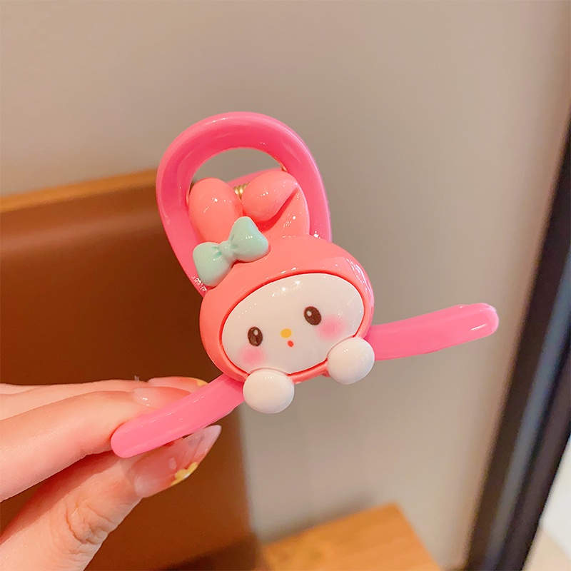 กิ๊บติดผม ลายการ์ตูน สีแดง สไตล์เกาหลี สําหรับเด็กผู้หญิง