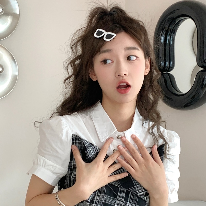 กิ๊บติดผม แว่นตากันแดด ตลก สําหรับผู้หญิง 1 ชิ้น