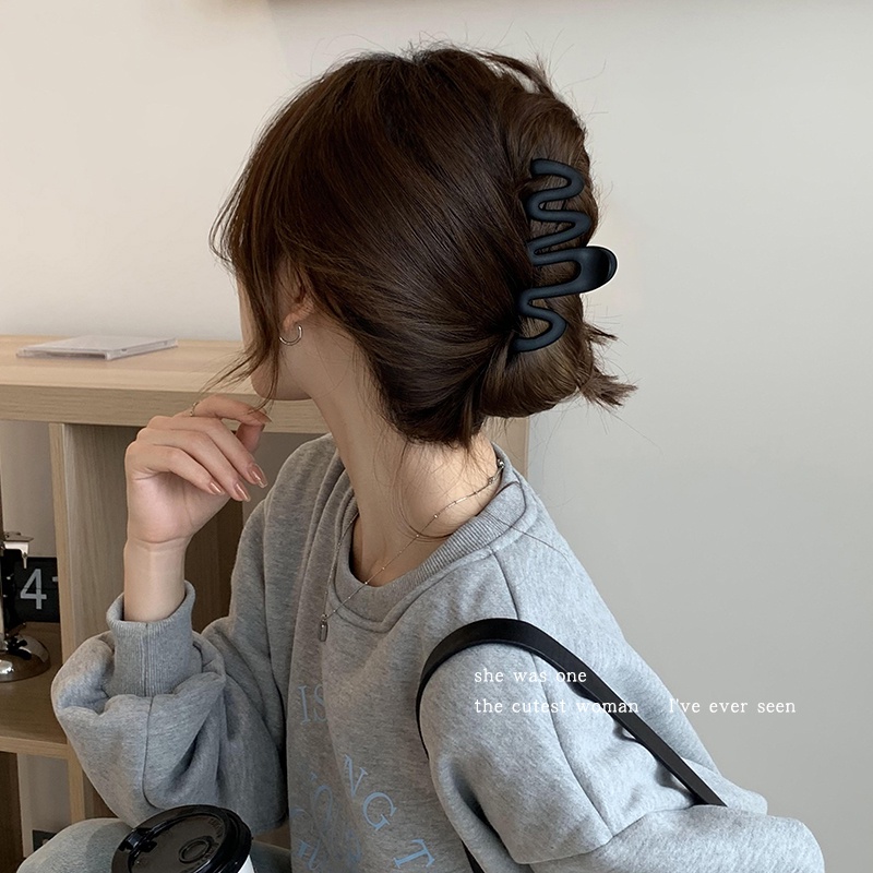 กิ๊บติดผมพลาสติก รูปคลื่น เครื่องประดับ สําหรับผู้หญิง