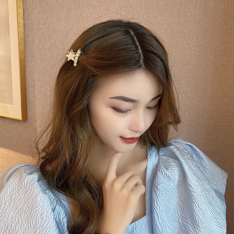 กิ๊บติดผมรูปหูกระต่ายประดับมุกขนาดเล็กสไตล์เกาหลีA08-03-10