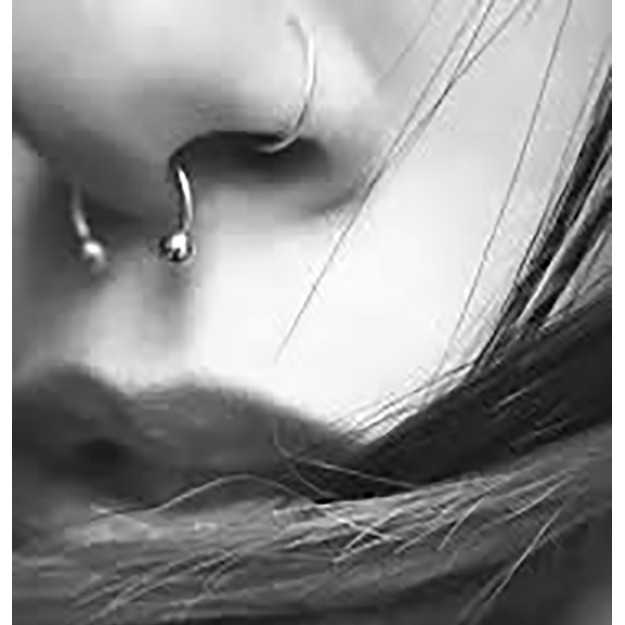 จิวจมูกแม่เหล็ก จิวจมูกหลอก จิวจมูกเกือกม้า JN155