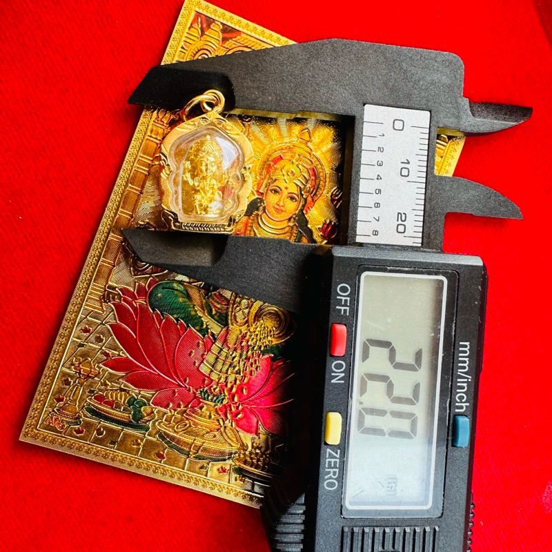 จี้พระแม่ลักษมี งานทองเหลือง ราคาส่ง พร้อมส่ง แถมแผ่นยันต์แม่ลักษมีทุกออเดอร์