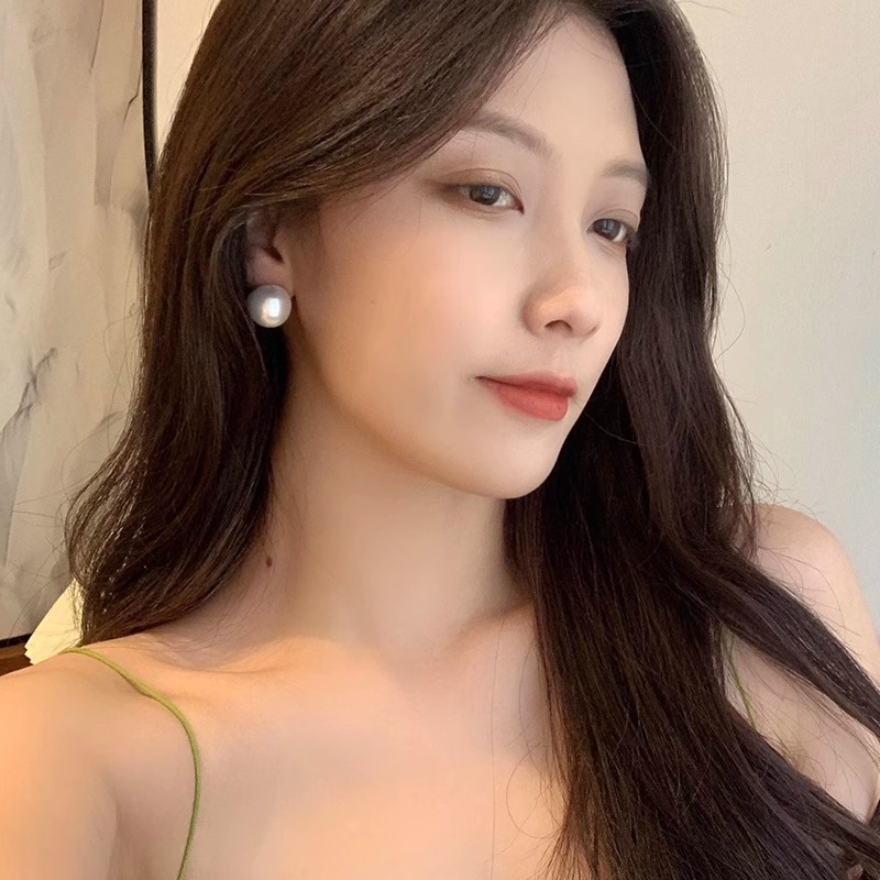 ชุดเครื่องประดับ ต่างหู แบบคลิปหนีบ ประดับไข่มุก เหมาะกับผู้หญิง