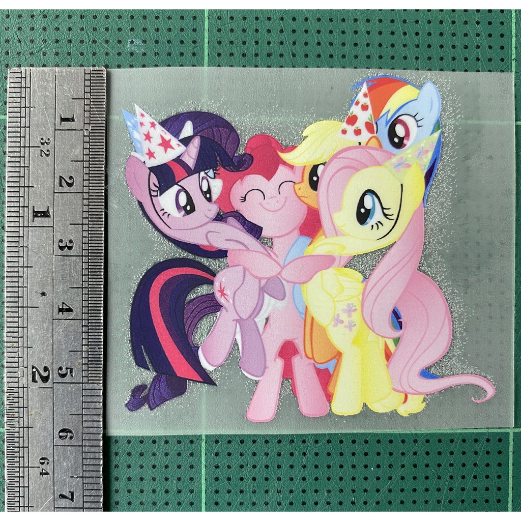 ตัวรีดการ์ตูน    My little pony เช็ต 2   รีดง่าย ตัวรีดติดเสื้อ สติกเกอร์รีดติดเสื้อ
