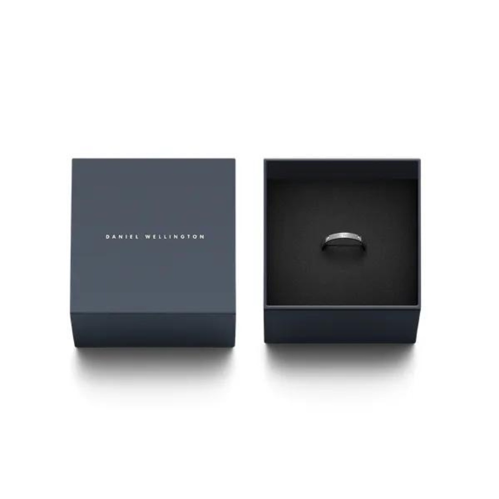 (ทักแชทรับโค้ด) Daniel Wellington แหวนClassic Ring Lumine สีเงิน 48-68 mm.
