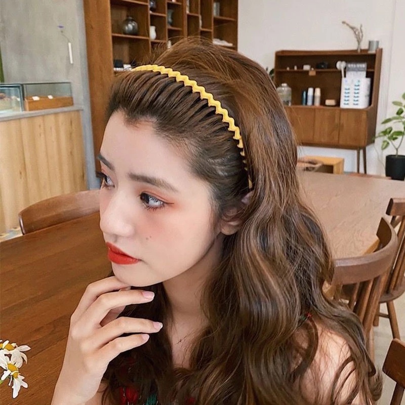 ที่คาดผม กันลื่น สีแคนดี้ เรียบง่าย ทนทาน เครื่องประดับ สําหรับผู้หญิง