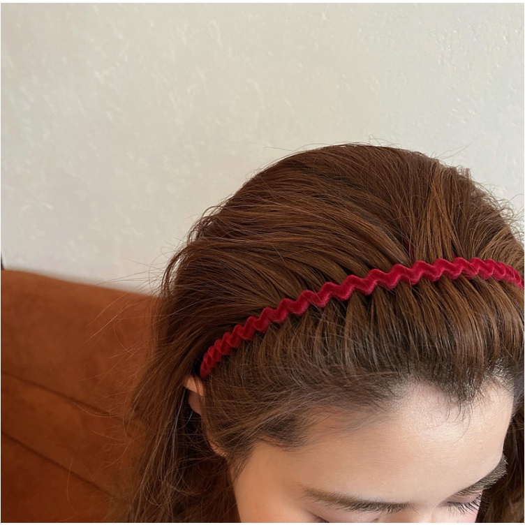 ที่คาดผม กันลื่น เครื่องประดับผม ออกแบบดี สีเงิน