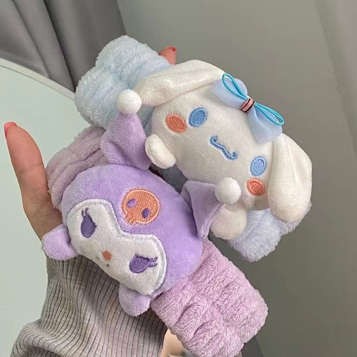 ที่คาดผมการ์ตูน sanrio เข็มกลัด kulomi น่ารัก