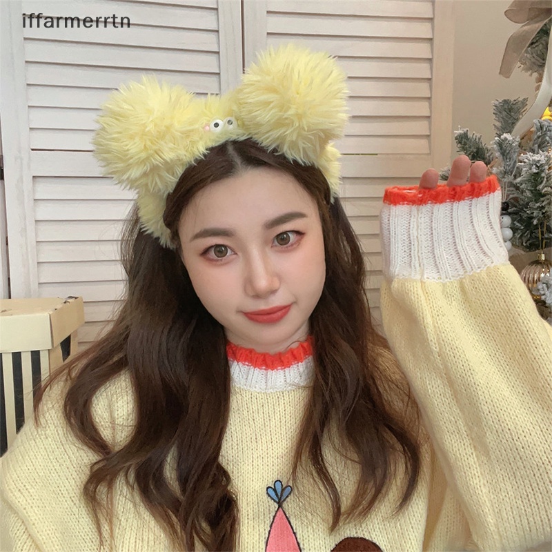 ที่คาดผมคอสเพลย์ รูปตุ๊กตาการ์ตูนตลก แฟชั่นฤดูใบไม้ร่วง และฤดูหนาว สําหรับเด็กผู้หญิง