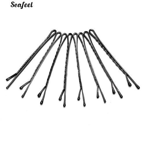 ปิ่นปักผมโลหะสีด ํา Pins Hairpins 50 ชิ้น