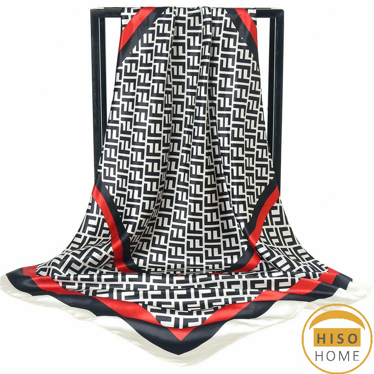 ผ้าพันคอ ผ้าคลุมไหล่ สไตล์โบฮีเมียน ไหล่ ผ้าพันคอ  silk scarf