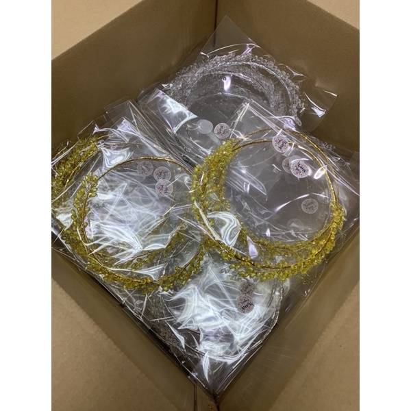 พร้อมส่ง มงกุฎ มงกุฎคริสตัล มงกุฎปัจฉิม พร้อมส่ง มงกุฎคริสตัลแบบครึ่งหัว