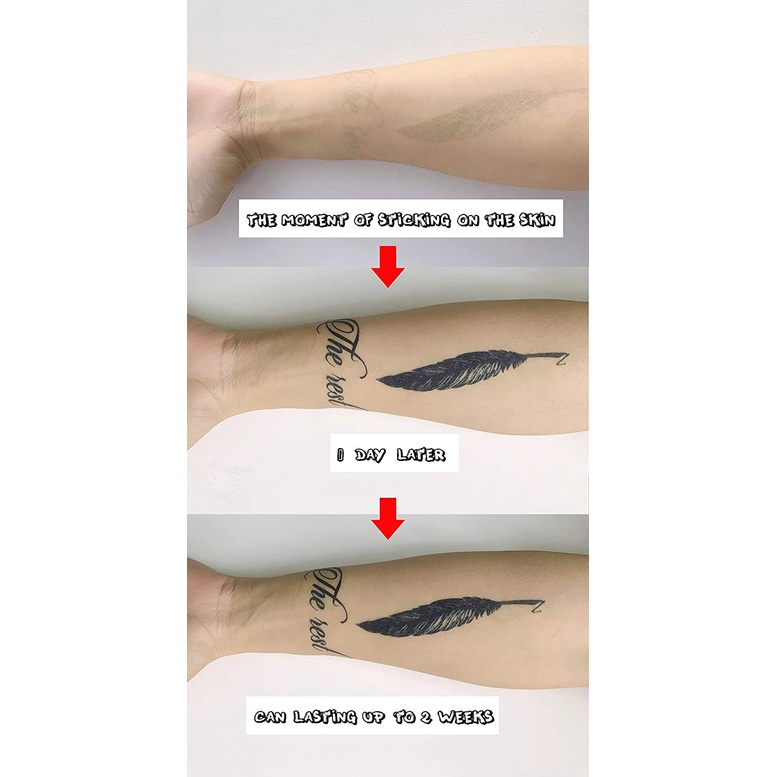 [พร้อมส่ง] สติกเกอร์รอยสักชั่วคราว ลายนกอินทรีย์ กันน้ํา สําหรับผู้ชาย และผู้หญิง