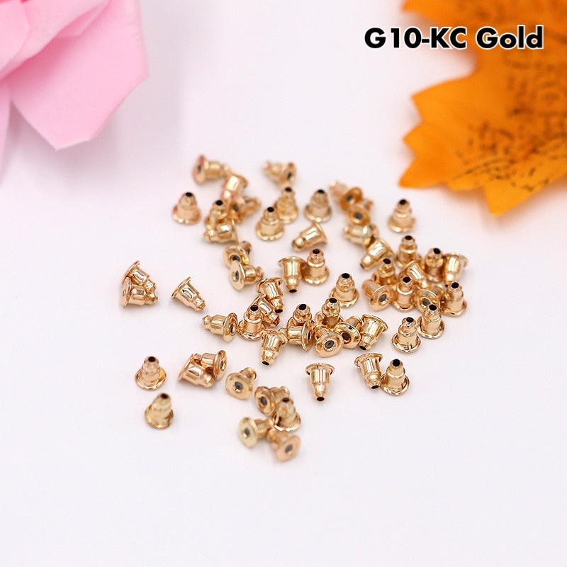 พร้อมส่ง  แป้นทับหลังต่างหู แป้นต่างหู ทับหลัง ทับต่างหู 100 ชิ้น