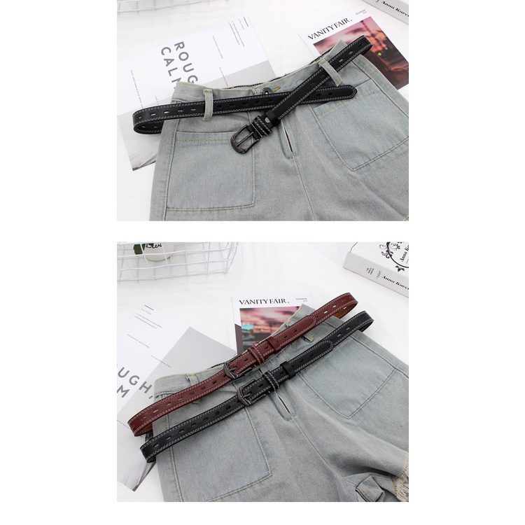 พร้อมส่งจ้า   เข็มขัดสตรี เข็มขัดผู้หญิง หนัง PU สวยๆๆ เก๋ๆๆ ใส่เท่ห์อย่าบอกใคร