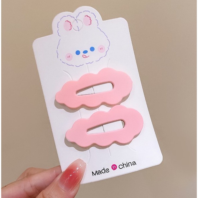 [พร้อมส่งในไทย] กิ๊บติดผม รูปก้อนเมฆน่ารัก สีแคนดี้ สําหรับผู้หญิง