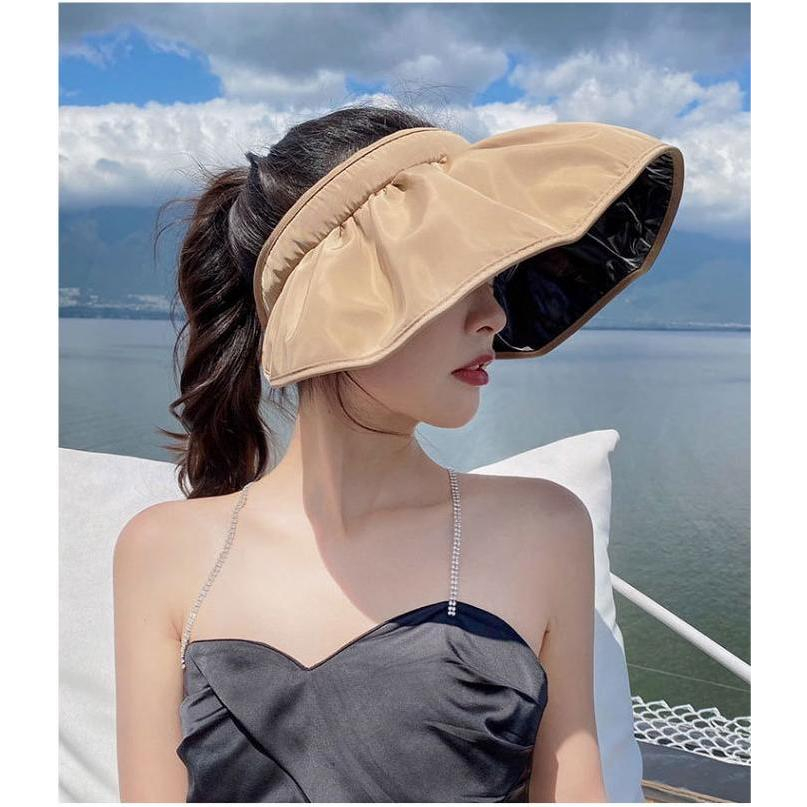 **พร้อมส่งในไทย** หมวกกันแดดปีกกว้าง กันแดดสามารถพับได้ M4