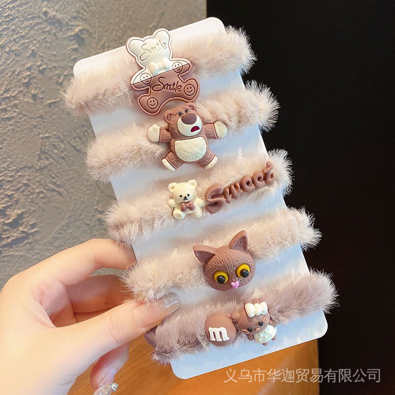 ยางรัดผม ลายการ์ตูนน่ารัก ขนาดใหญ่ สําหรับผู้หญิง