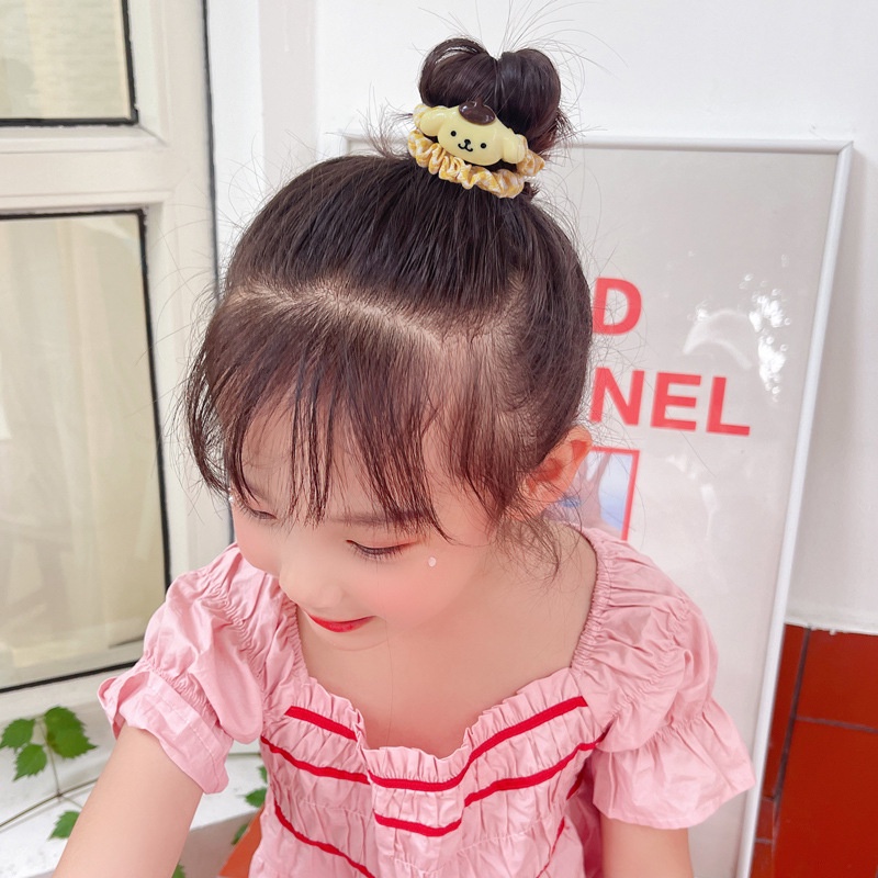 ยางรัดผมรูปทรง Hello Kitty น่ารักสไตล์เกาหลีสําหรับเด็กผู้หญิง