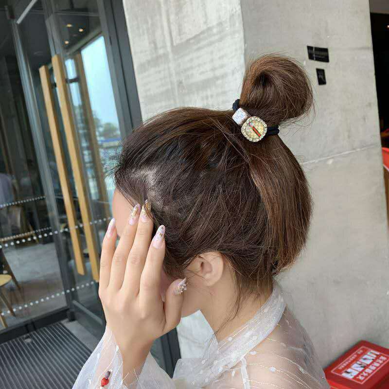 ยางรัดผมสไตล์เกาหลีสําหรับผู้หญิง