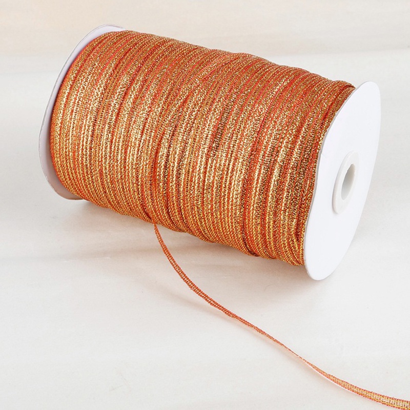ริบบิ้นกล่องของขวัญ สีทอง สีเงิน สําหรับทําเครื่องประดับ ต่างหู 20 หลา DIY