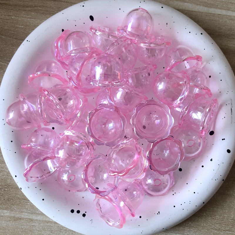 ลูกปัดอะคริลิค 16*23 มม. อุปกรณ์เสริม DIY สําหรับทําเครื่องประดับ 50 ชิ้น