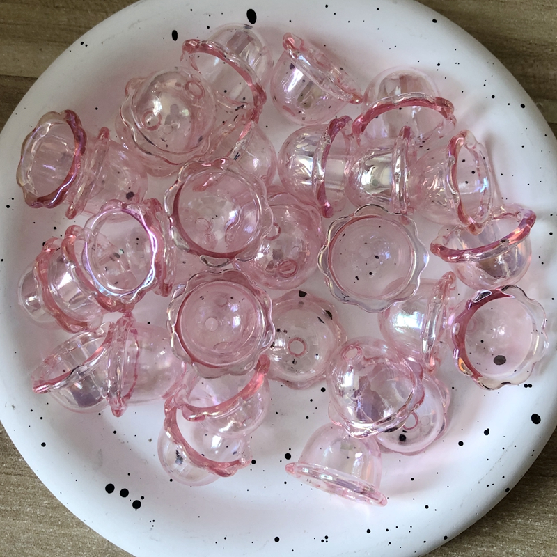 ลูกปัดอะคริลิค DIY อุปกรณ์เสริม สําหรับลูกปัด 16 มม. 23*16 มม. 20 ชิ้น
