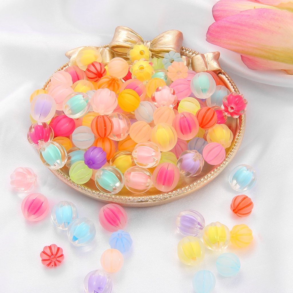 ลูกปัดอะคริลิค สําหรับทําเครื่องประดับ สร้อยข้อมือ สร้อยคอ จี้ DIY
