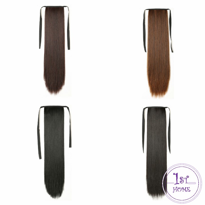 วิกผมหางม้าตรง หางม้ารัดๆ ที่คาดผมปลอม หางม้าปลอม ผมตรง wig straight ponytail