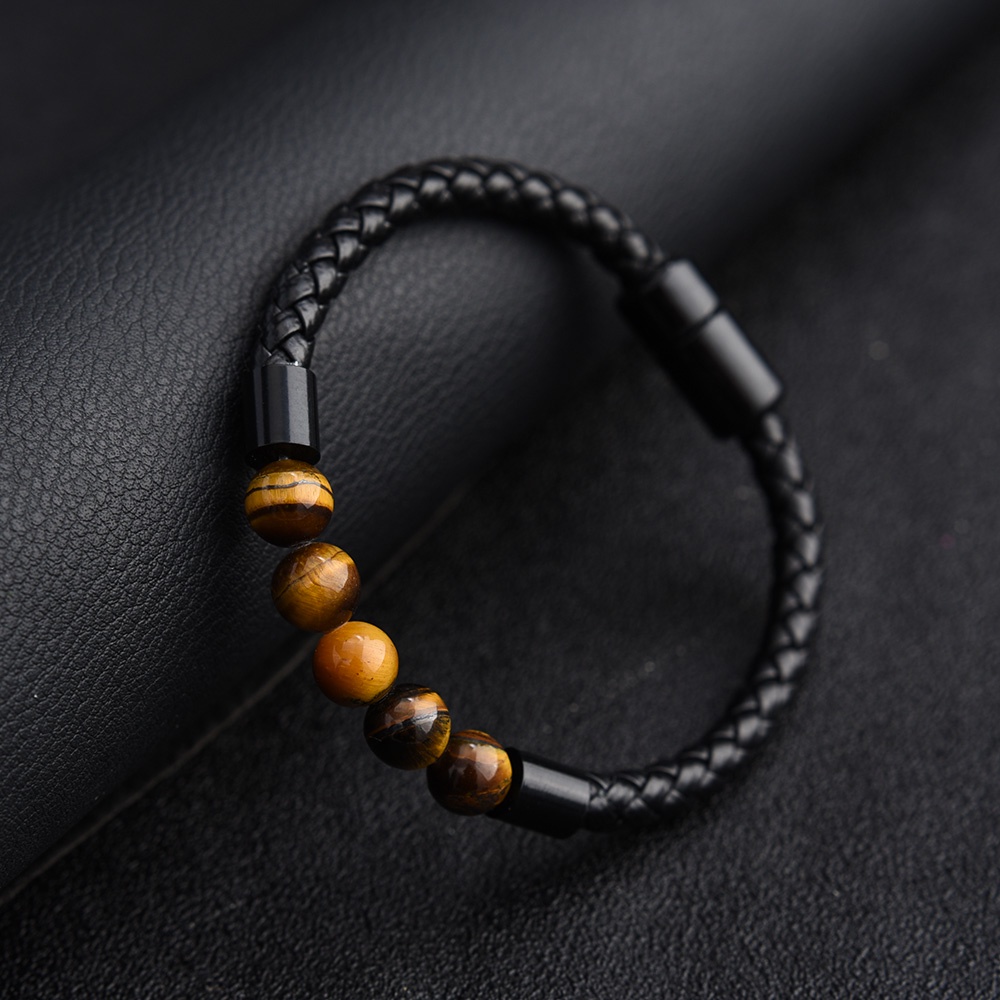 สร้อยข้อมือ ประดับลูกปัดหินภูเขาไฟ และนําโชค เครื่องประดับ สําหรับผู้หญิง และผู้ชาย