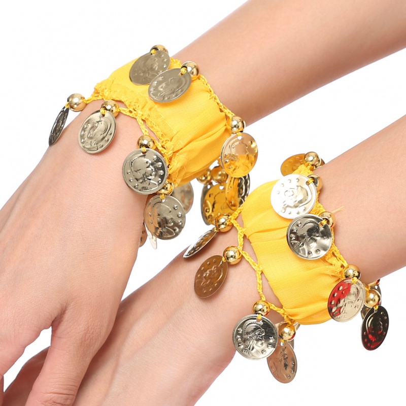 สร้อยข้อมือ ผ้าโพกศีรษะ สไตล์อินเดีย สําหรับเต้นรํา