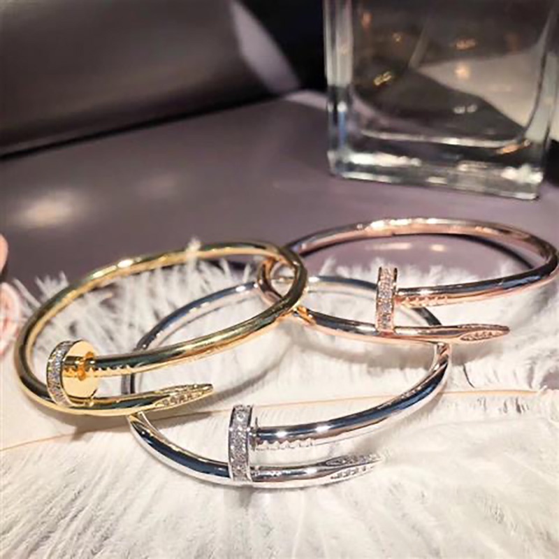 สร้อยข้อมือสเตนเลส ไทเทเนียม 18K สีโรสโกลด์ สําหรับของขวัญวันวาเลนไทน์