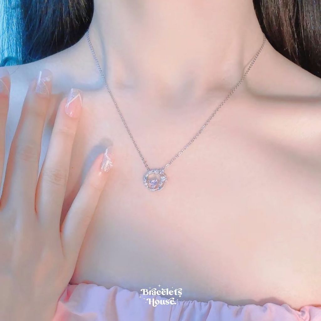 สร้อยคอเงินแท้ Stella Luna  ✨ ส่งฟรี EMS ! [D9-1]