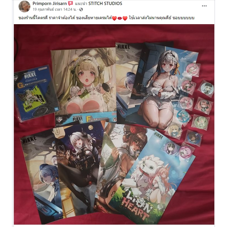 [สินค้าพร้อมส่ง] เข็มกลัด GODDESS OF VICTORY : NIKKE ลิขสิทธิ์