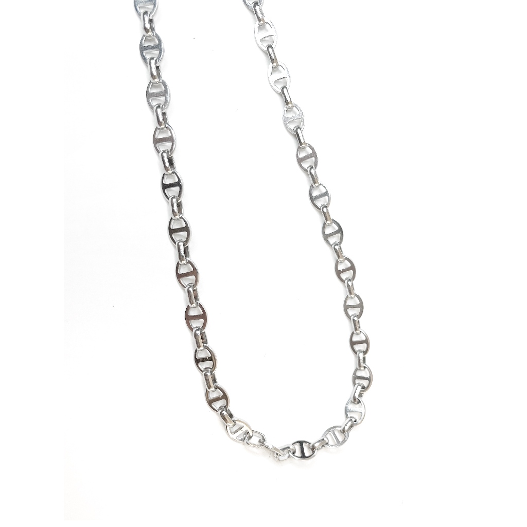 [สินค้ารุ่น S09] Stainless Steel Neck Chain 6mm  สร้อยคอสแตนเลสแท้ 100%  หนา 6 mm รับประกันสินค้า