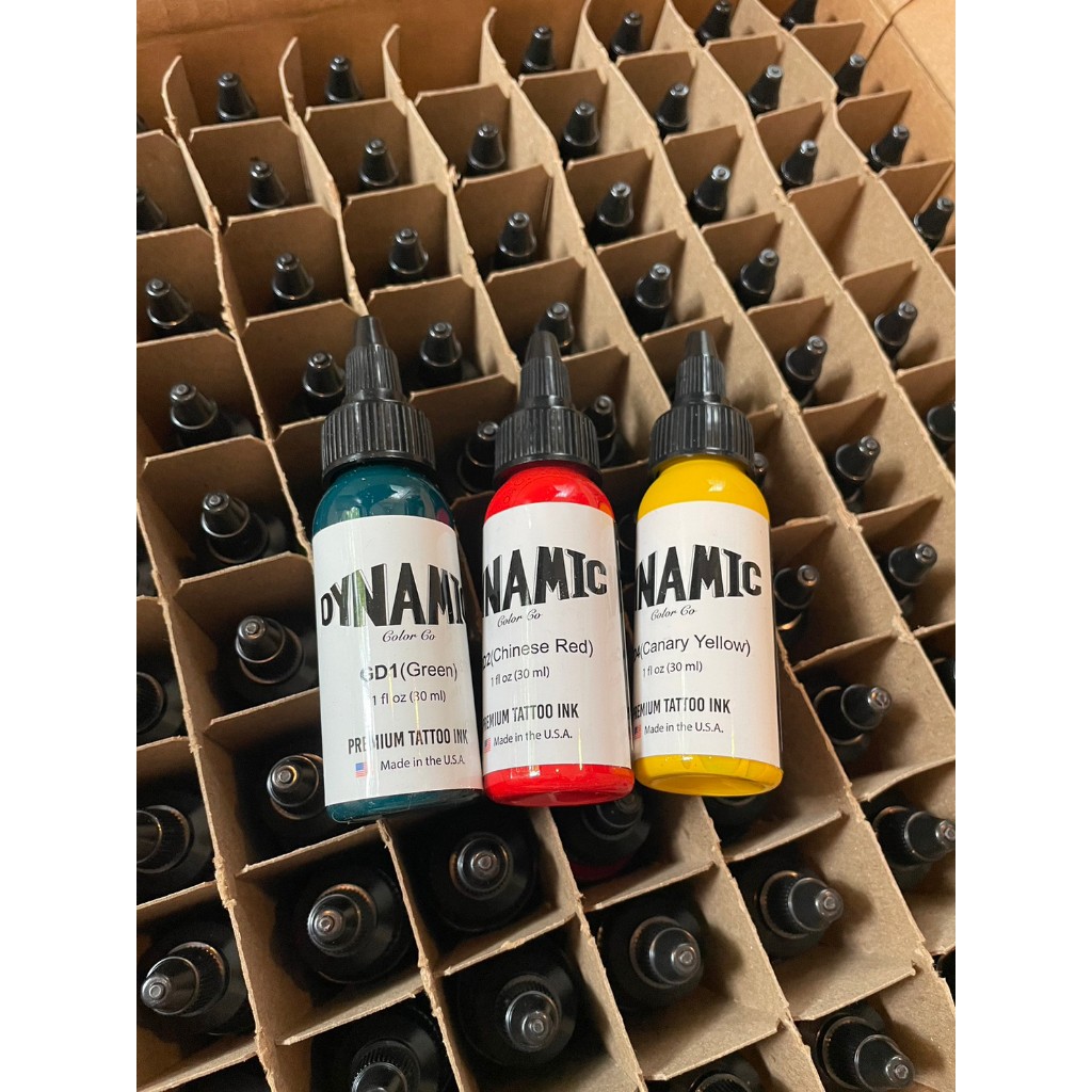 สีสักร่างกาย หมึกสัก Dynamic Tattoo Ink 1oz มีให้เลือกหลายสี