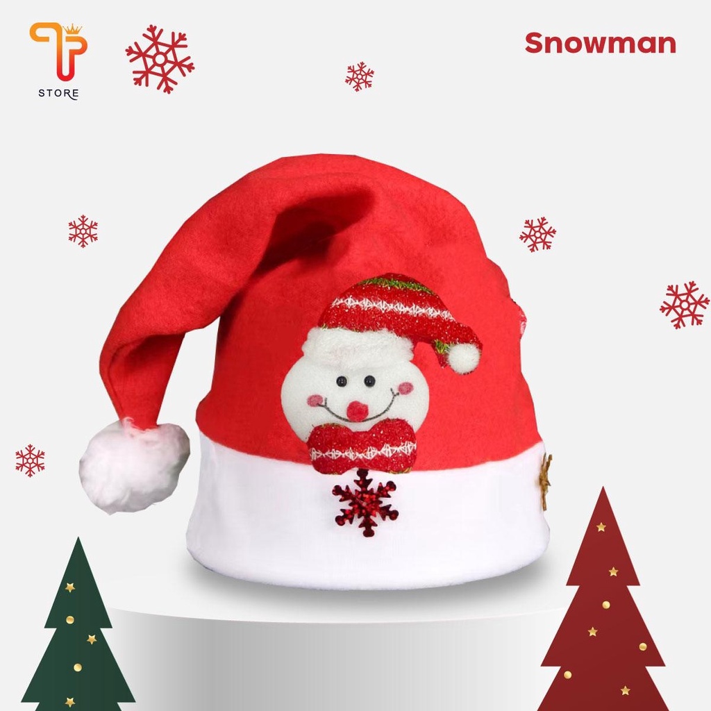หมวก หมวกคริสต์มาส แซนตี้ ซานตาคลอส ของเด็ก ของผู้ใหญ่ x-mas พร้อมส่ง
