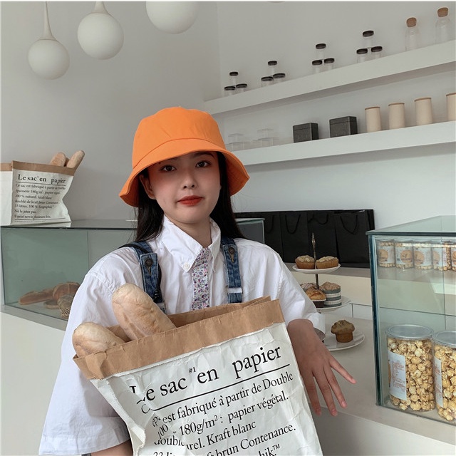 หมวกชาวประมง 10 สี หมวกกันแดดกันลม สไตล์เกาหลี แฟชั่น เทรนด์