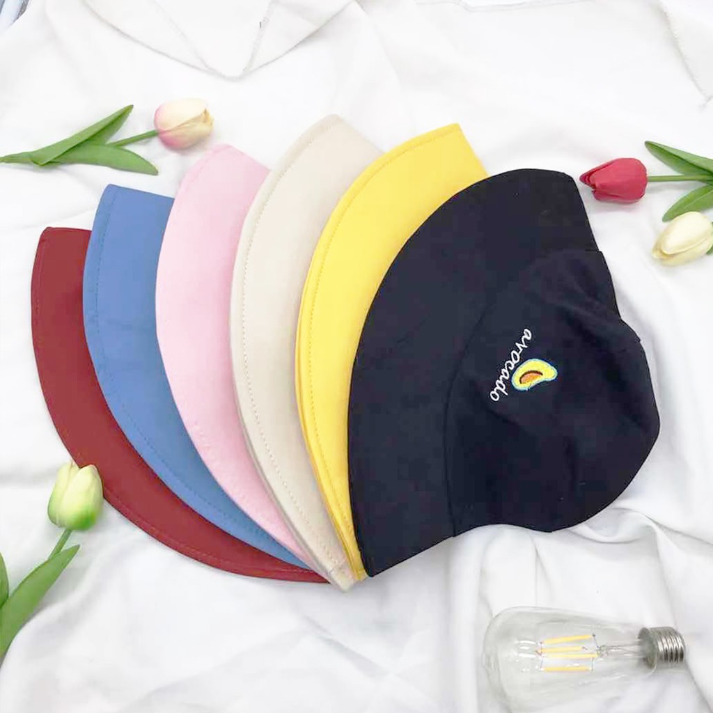 หมวกบักเก็ต bucket ผ้าcotton หมวกปีกรอบ Fashion